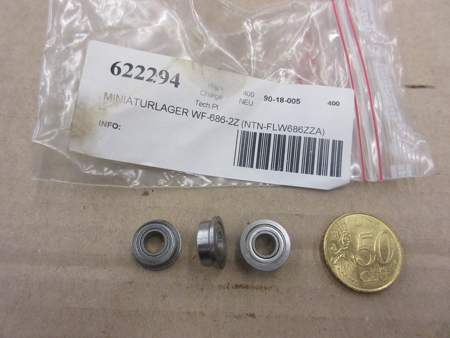 Miniaturlager WF 686 2Z (NTN-FLW686ZZA)