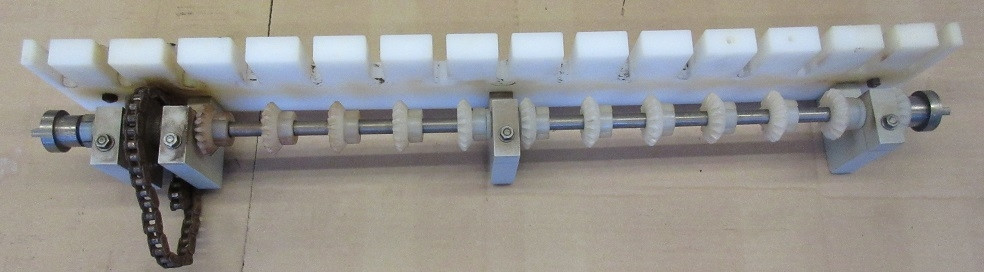 Transportrollenträger  mit Metallverstärkung und Antriebswelle 71 cm