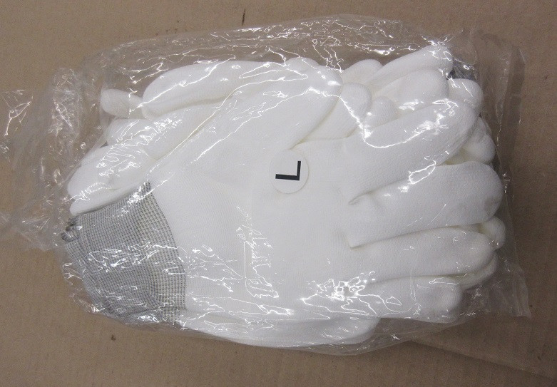 Reinraumhandschuhe beschichtet Gr m und L 