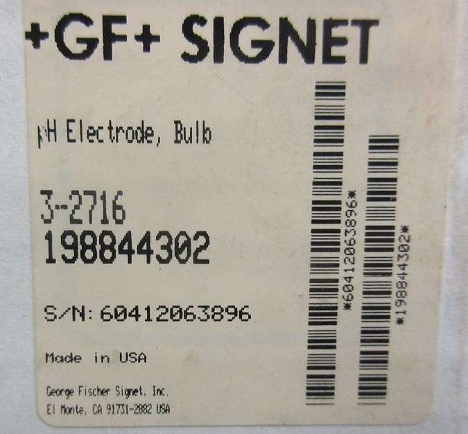 GF Signet 3-2716 PH Electrode