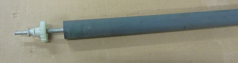 Transportwalzen -EPDM- Gesamtlänge: 78cm, Kern: 8mm, Durchmesser Gummi: 32mm