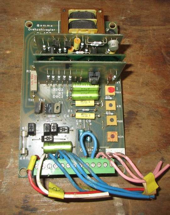 Drehzahlregler Platine GA102