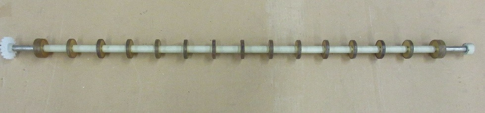 Transportrolle Titan 10/32/KPL ohne Abstandshalter dunkle Röllchen