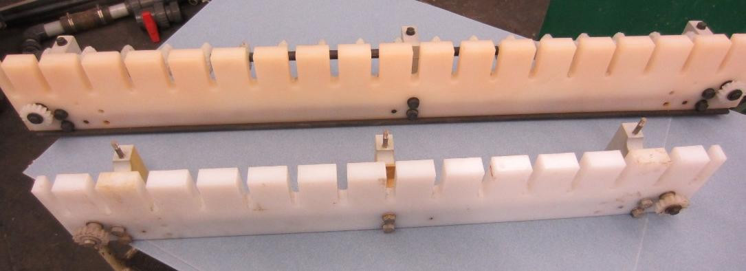 Lager Schiene   -  für Walzen - Rollen /    Schmid Module  