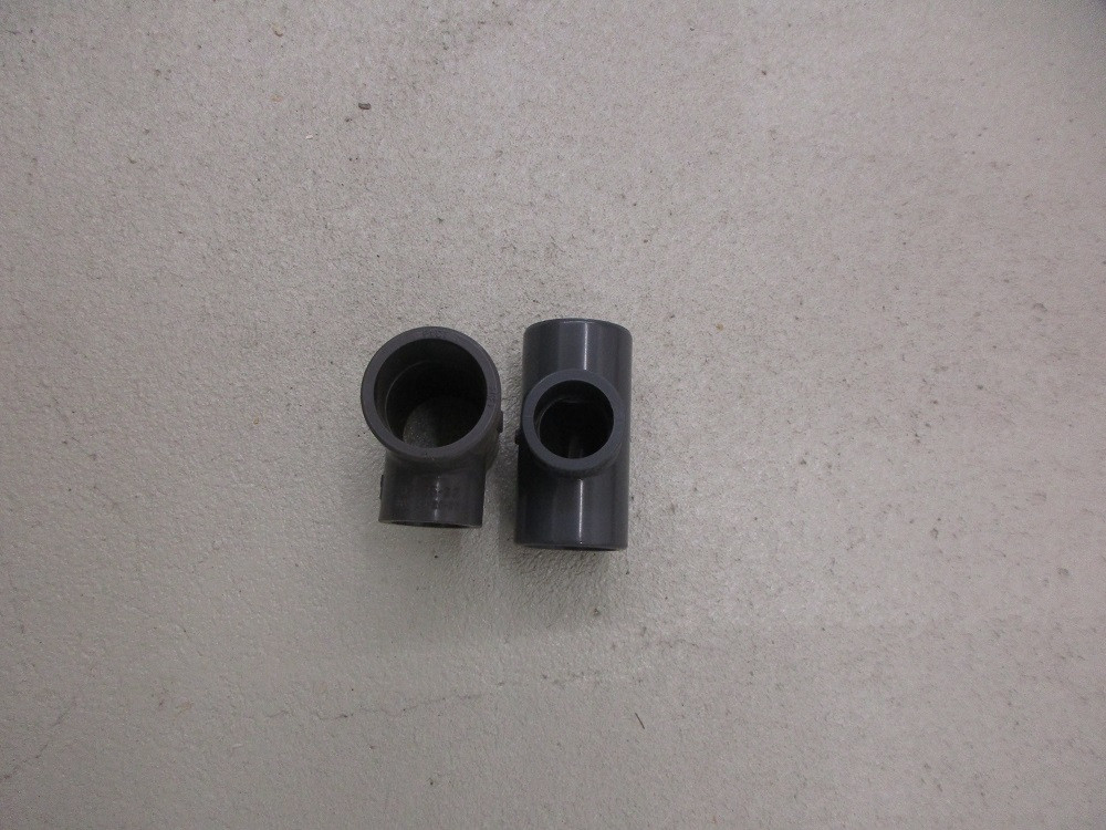 Fitting -PVC U T-Stück 90°, reduziert, Klebemuffe 32 auf 25 mm