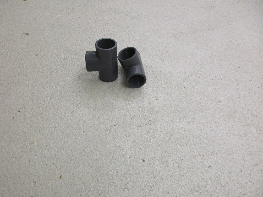 Fitting -PVC U T-Stück 90°, Klebemuffe 32mm