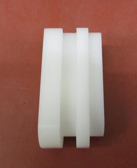 Lagerschale/Einschub d10 mm D12mm , weiß, für 2 Walzen, Schmid