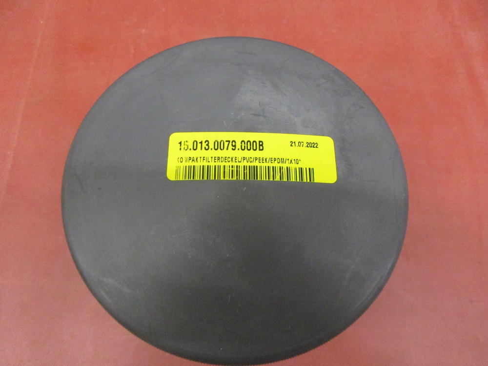 Kompaktfilterdeckel/PVC/Peek/EPDM/1x10"