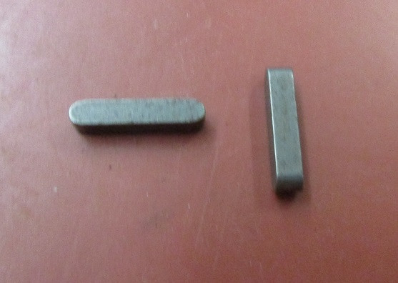 Passfeder, Stahl, A 3 x 3 x 15 mm