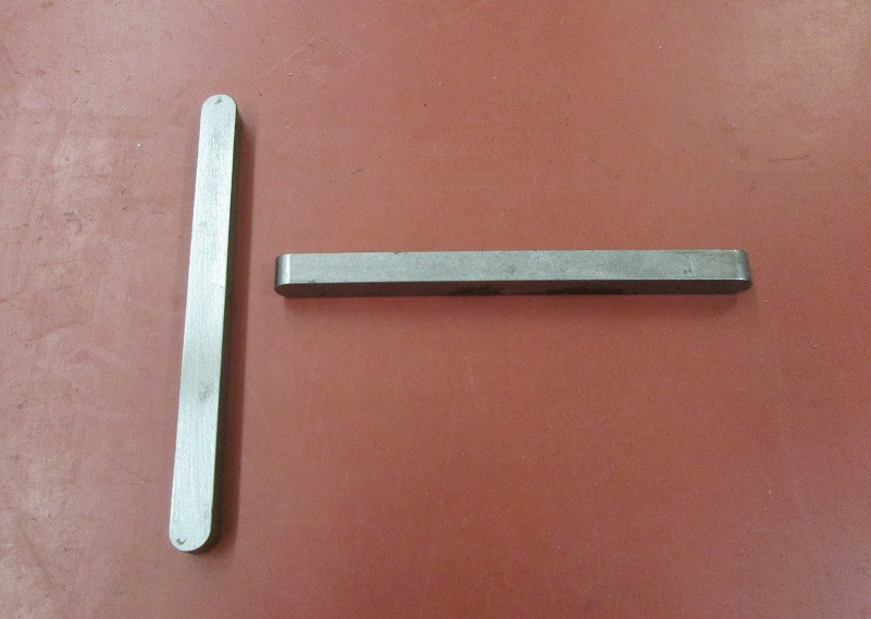 Passfeder, Stahl, 8 x 7 x 100 mm