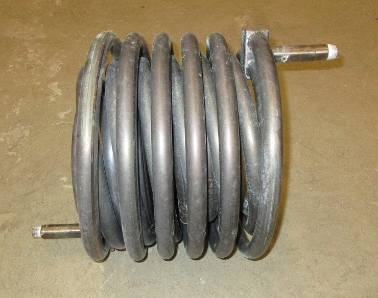 Kühlschlange Titan für Gaswäsche Durchmesser: 40 cm Breite: 28cm