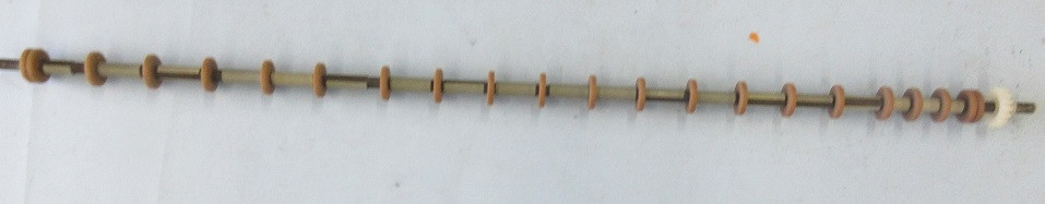 Transportwelle     Titan   d=10 mm D 32 mm  PVC    L: 910mm  Zustand neuwertig