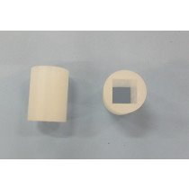 Buchse/PVDF v=11,4 D=0 L= 27,2  - NEU-