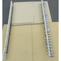 Transportrollenträger für Ätzanlage   inkl.   Antrieb  - Titan - geeignet für Flextransport,Länge: 133,5 cm 