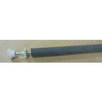 Transportwalzen mit Stirnrad, -EPDM- Gesamtlänge: 78cm, Kern: 8mm, Durchmesser Gummi. 32mm