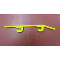 Clips für Flextransport L= 12,5 cm - Durchmesser: 6 mm - gelb -