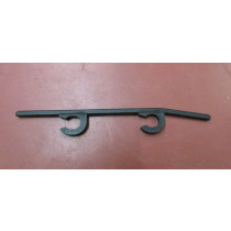 Clips für Flextransport L= 12,5 cm , Durchmesser: 8 mm, schwarz