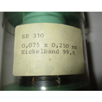 Nickelband, 0,075 x 0,250 mm
