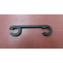Clips für Flextransport L= 7,0 cm - Durchmesser: 8 mm - schwarz -