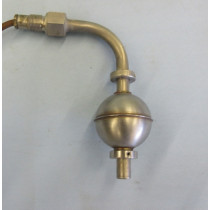 Schwimmer- Magnetschalter. Edelstahl gebogen