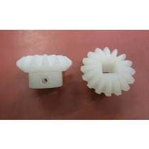 Kegelrad/PVDF/Z016 M=2,5 V=11 vierkant