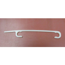 Clips für Flextransport L= 14,8 cm Durchmesser: 12 mm weiß