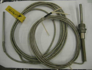 Temperaturfühler  PT 100  Typ SN 200090  0-350Grad/C mit Verschr