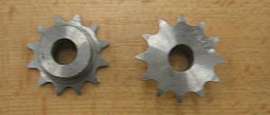 KETTENRAD  8mm Zahn zu Zahn; 12Z  