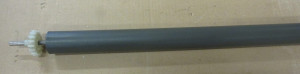 Transportwalzen -EPDM- Gesamtlänge: 75cm, Kern: 6mm, Durchmesser Gummi: 32mm