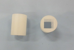 Buchse/PVDF v=11,4 D=0 L= 27,2  - NEU-