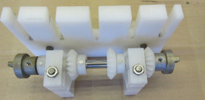 Transportrollenträger mit Antriebswelle 21,5 cm