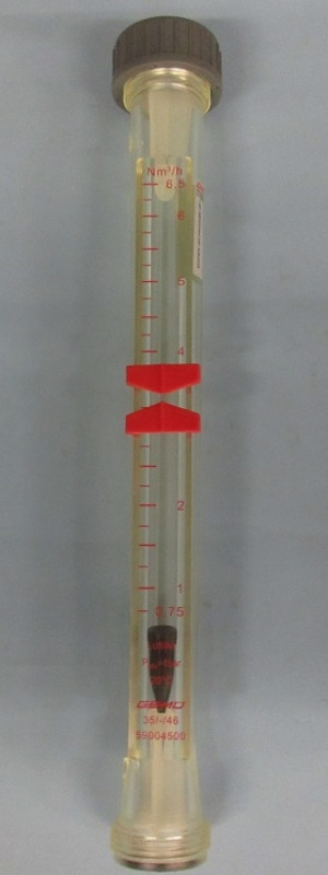 Gemü Kunststoff-Durchflussmesser 835 20D Luft 0,75 -6,5Nm³/h