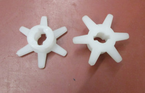 Sternrad/Pill d= 9,5 mm mit Nut - N E U