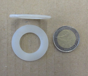 Scheibe PVC d=20,2  D=35  L=1,9