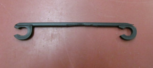 Clips für Flextransport L= 11,5 cm , Durchmesser: 8 mm, schwarz
