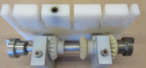 Transportrollenträger mit Antriebswelle 21,5 cm