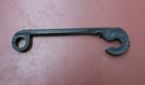 Clips für Flextransport L= 7,5 cm , Durchmesser: 6 mm, schwarz- Längsträger