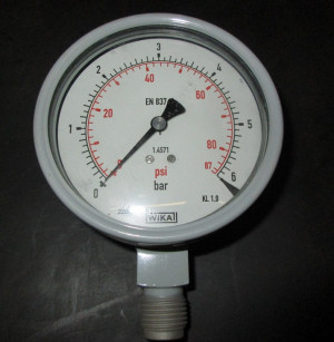 Manometer, Fa. WIKA, 0-6 BAR - NEU-