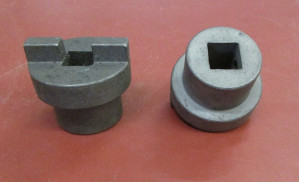 Kupplung für Antrieb vierkant 10mm V4A L = 31 D= 25