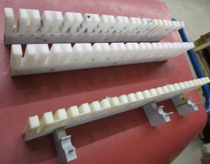Lager Schiene   -  für Walzen - Rollen /    Schmid Module geeignet für Flextransport 