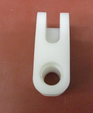 Lagerschale/Einschub d10 mm D12mm , weiß, für 2 Walzen, Schmid