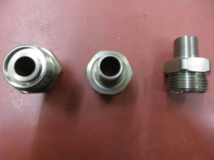 Adapter   V2A    1"  auf  1/2" 