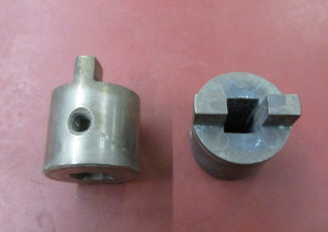 Kupplung/V4A vierkant 10 mm, D=27 L=32