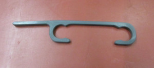 Clips für Flextransport L= 9,8 cm Durchmesser: 12 mm grau