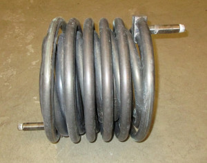 Kühlschlange Titan für Gaswäsche Durchmesser: 40 cm Breite: 28cm