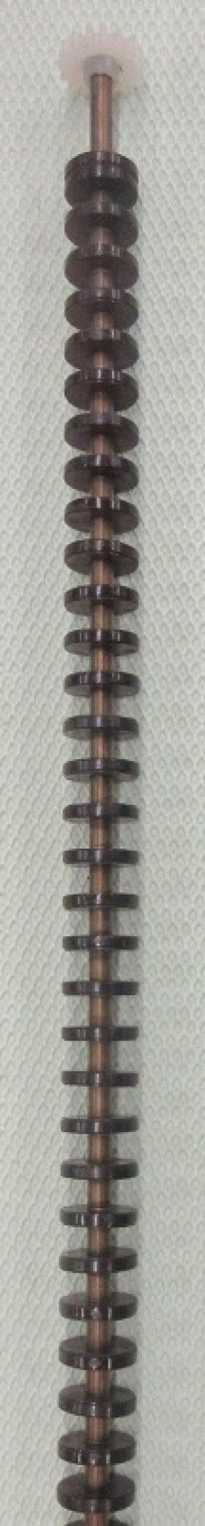 Transportwelle d=10 mm D 32 mm  PVC  Länge 780 mm 