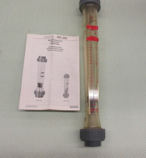 Schwebekörper - Durchflussmesser    3 - 25m³/h    PVC 